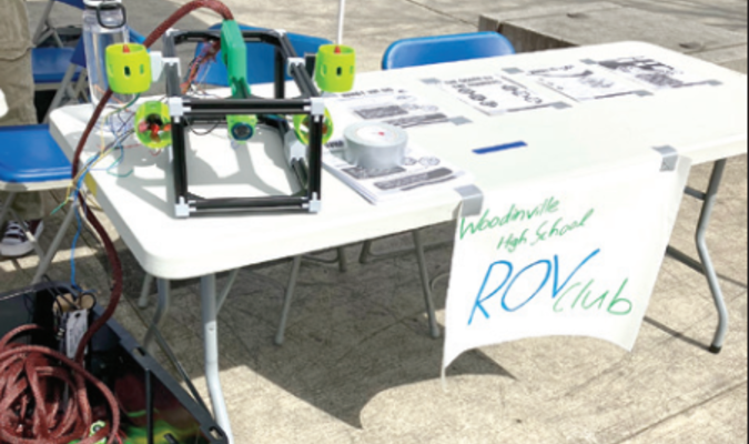 The ROV at the aforementioned Climate March hosted by Innovation Lab High School!